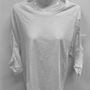 Elliott Lauren White Long Sleeve Top